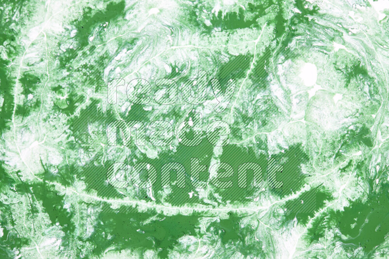 Abstract colorful background with mixed of green and white paint colors