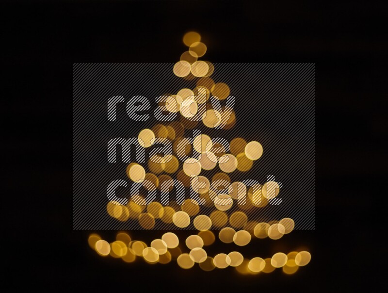 Bokeh light in yellow