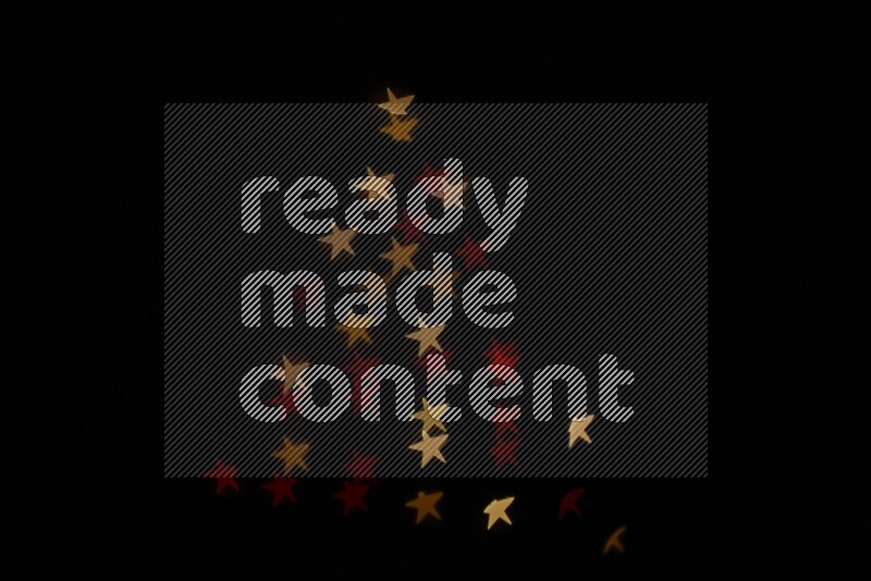 Bokeh light in star shape