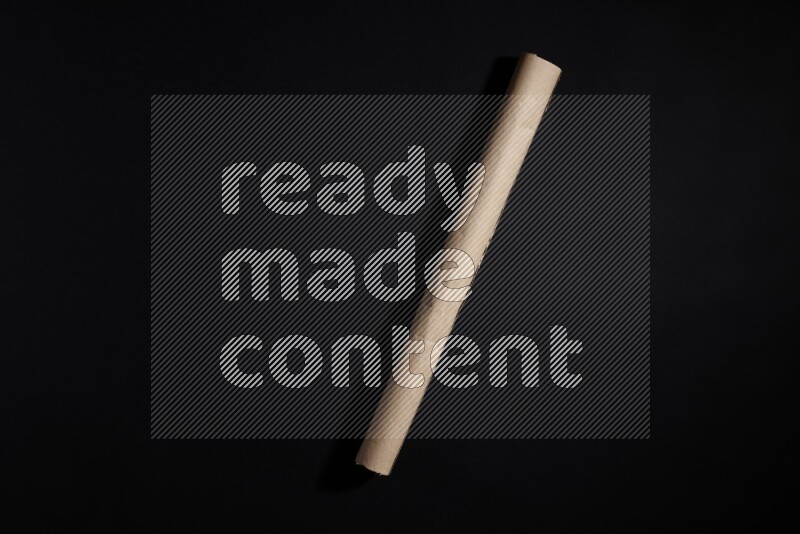 Craft paper on black background