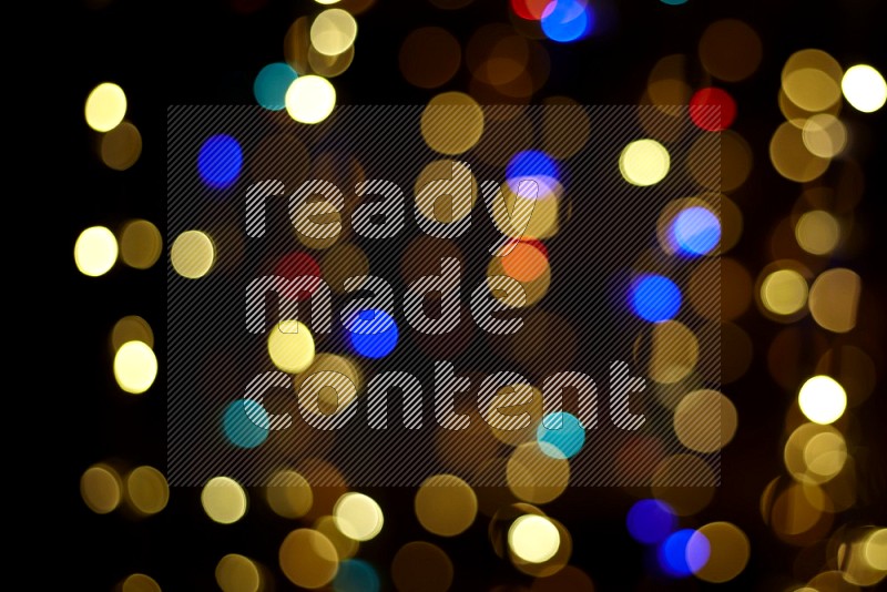 Bokeh light in multicolor