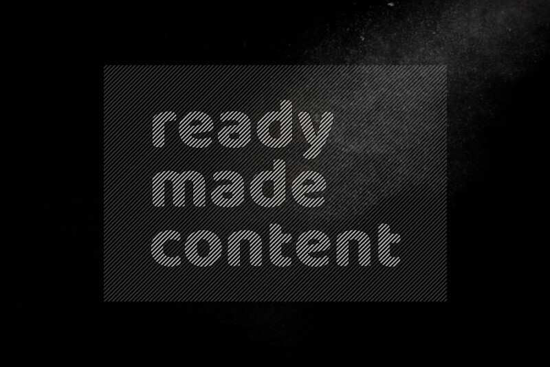 Snow spray on black background