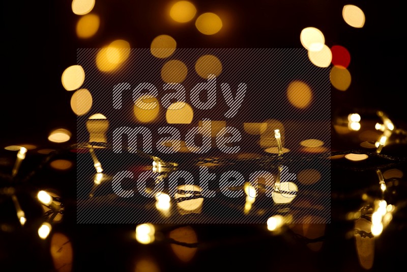 Bokeh light in yellow