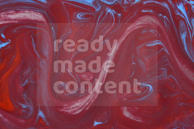 خلفية ملونة مع مزيج من ألوان الطلاء الأحمر والأزرق