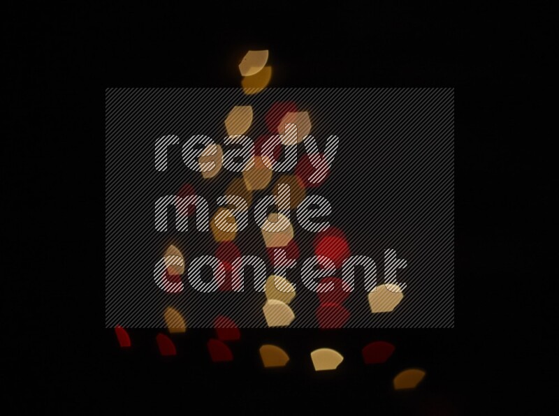 Bokeh light in geometric shape