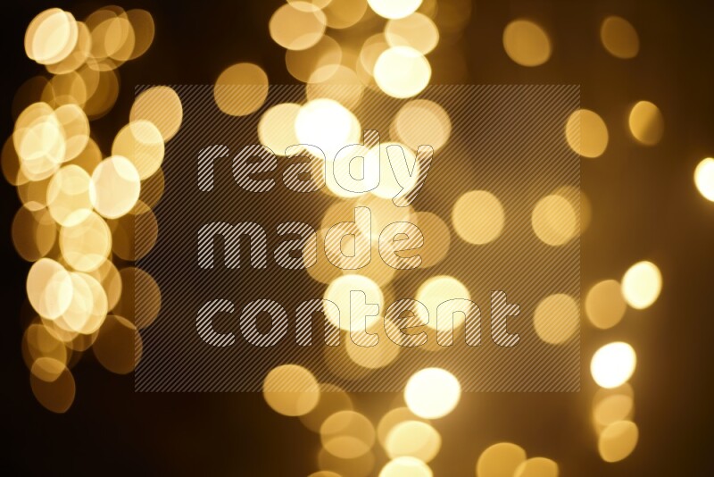 Bokeh light in yellow