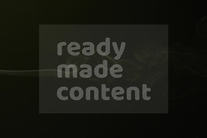 Wavy smoke motion in green