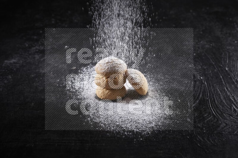 Kahk on a black background