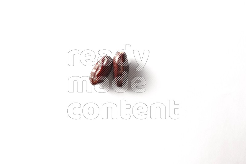 Dates on white background