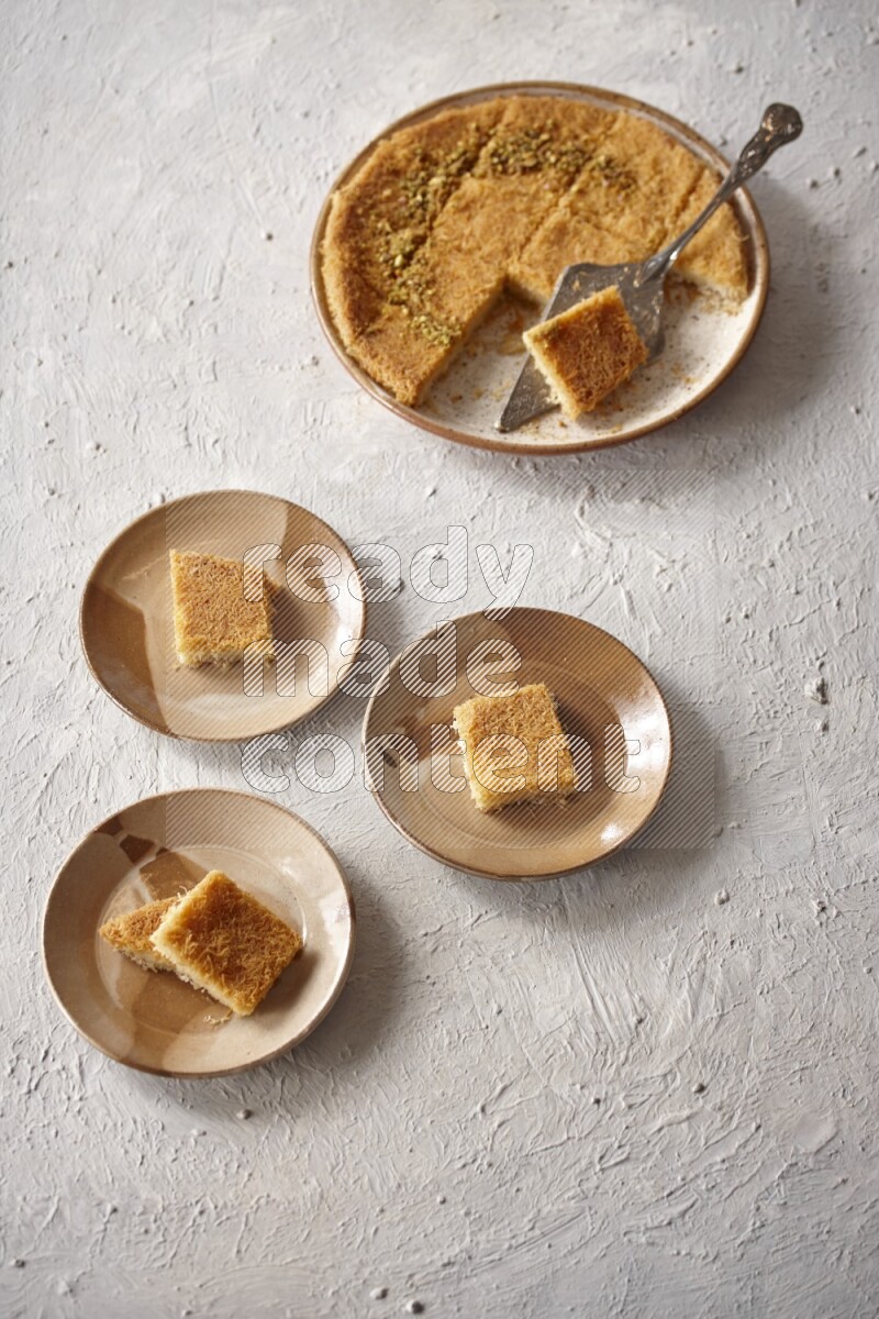 Konafa in a light setup