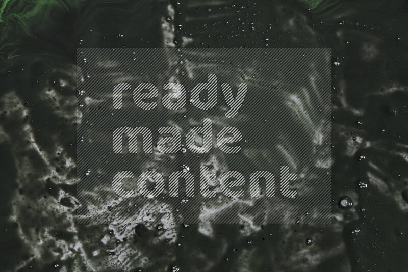 خلفية ملونة مع مزيج من ألوان الطلاء الأخضر والاسود