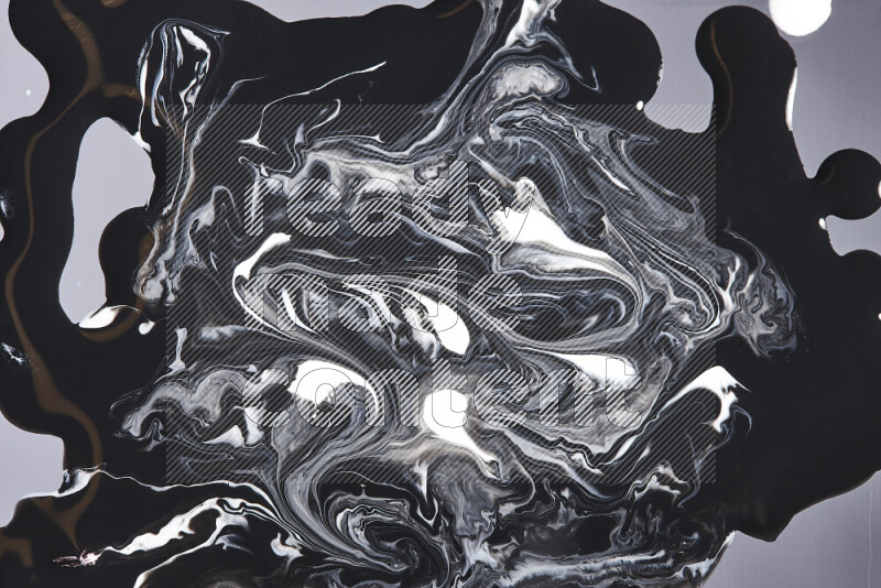 Abstract colorful background with mixed of white and black paint colors