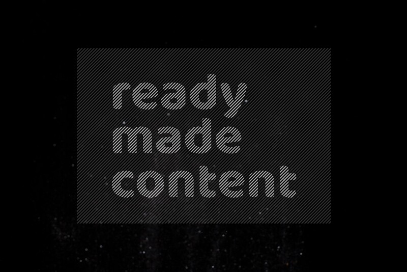 Silver glitter powder isolated on black background