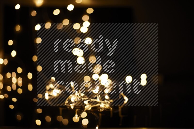 Bokeh light in yellow