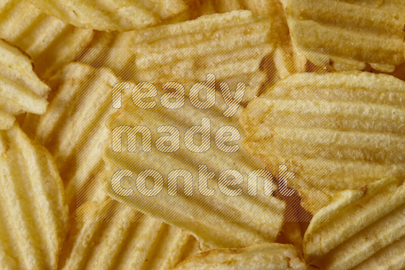 Chips snacks on white background