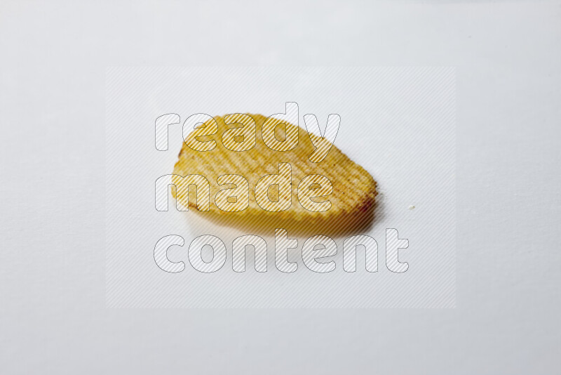 Chips snacks on white background
