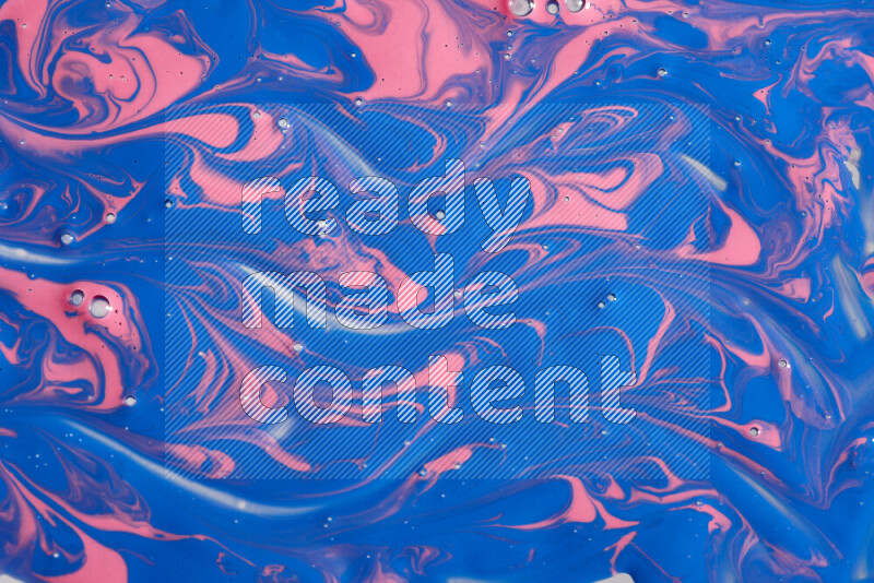 خلفية ملونة مع مزيج من ألوان الطلاء الوردي والأزرق