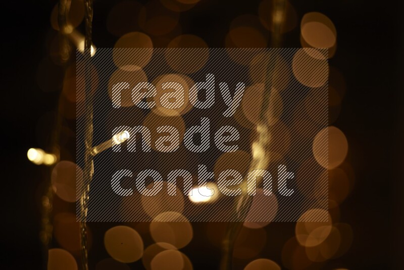 Bokeh light in yellow