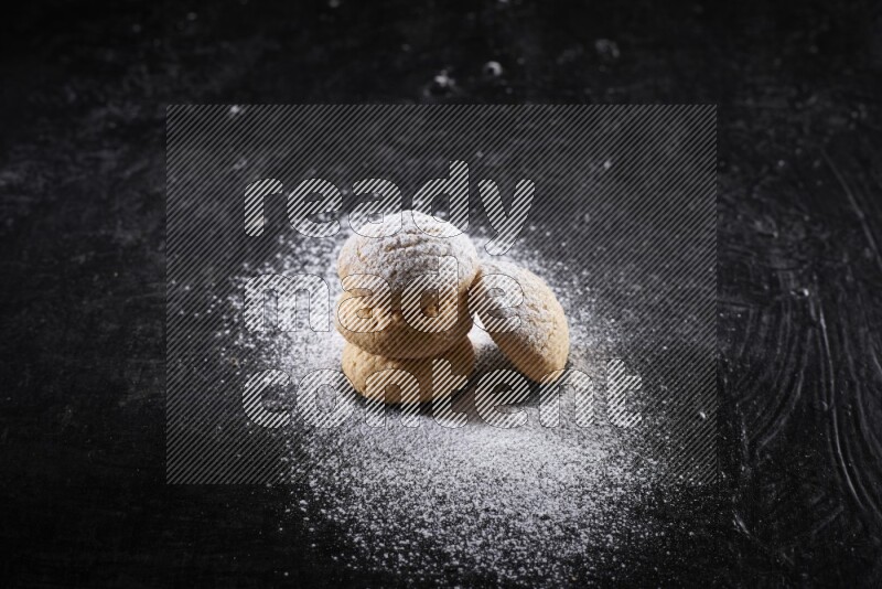 Kahk on a black background