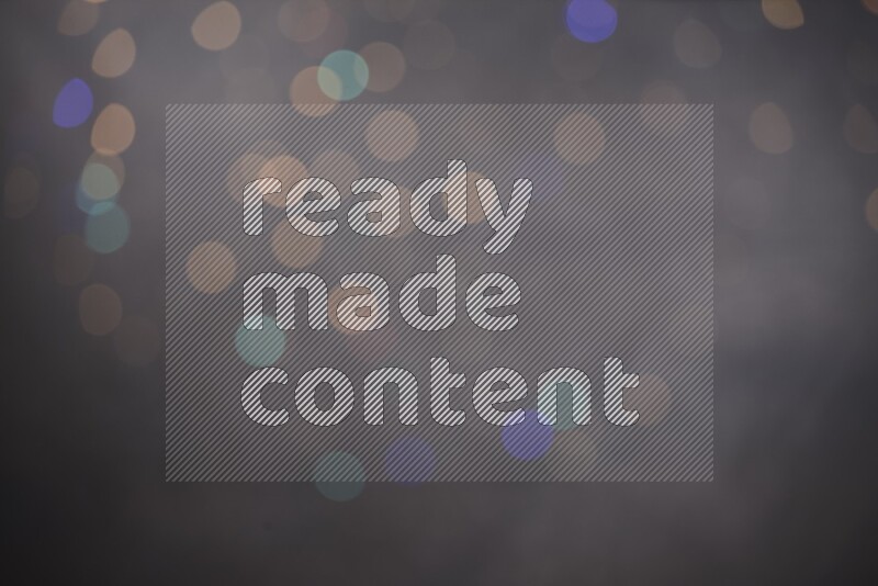 Abstract bokeh light with flare haze