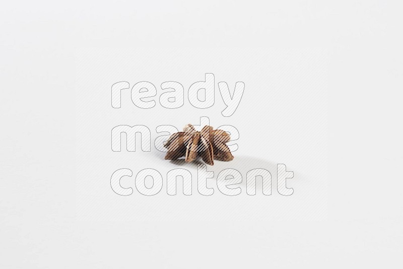 Star anise on a white background