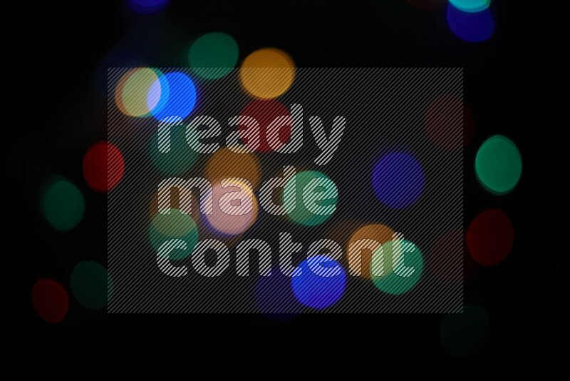 Bokeh light in multicolor