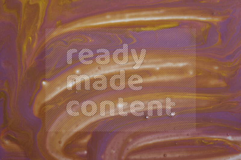 خلفية ملونة مع مزيج من ألوان الطلاء الأرجواني والأصفر