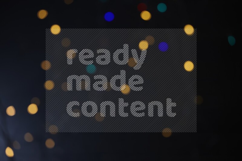 Bokeh light in multicolor