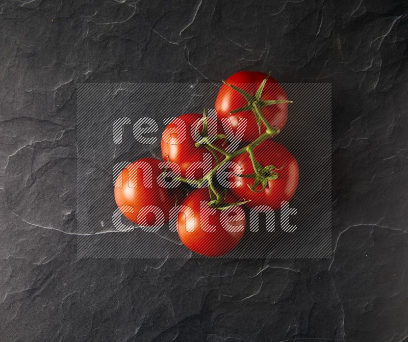 big tomato vein topview  on a textured vinyl background