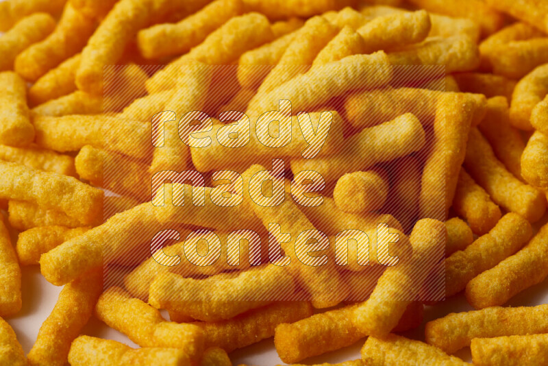 وجبات خفيفه علي خلفية بيضاء