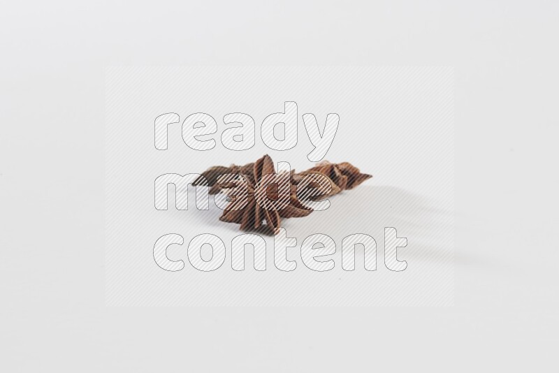 Star anise on a white background