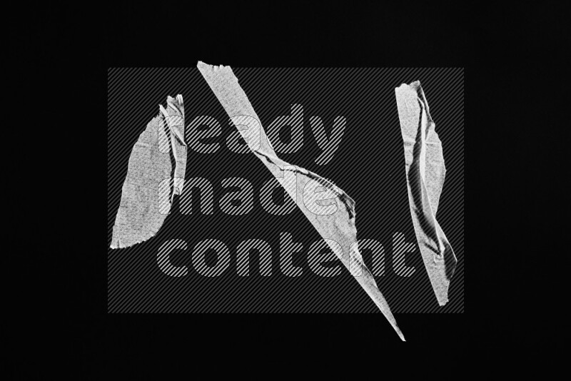 Duct tape on black background