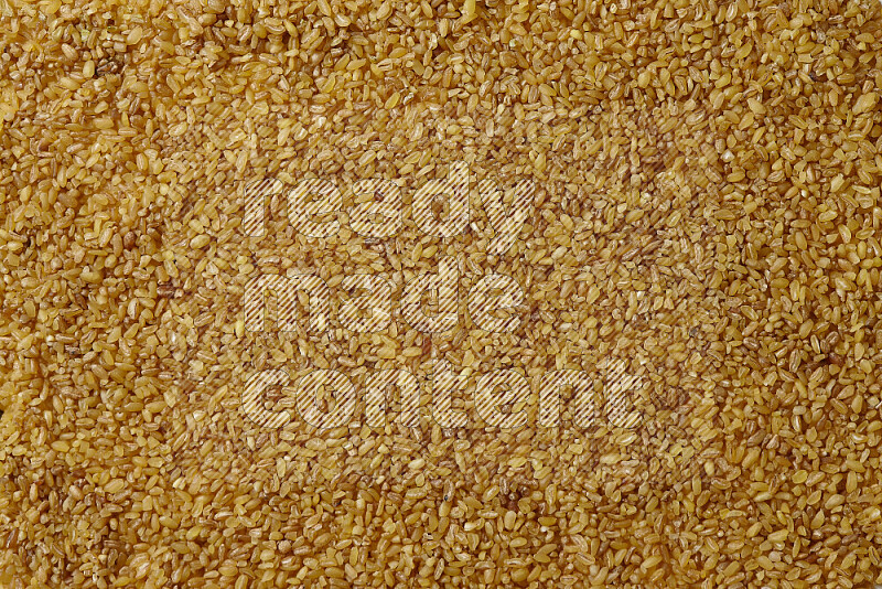 Coarse bulgur on white background