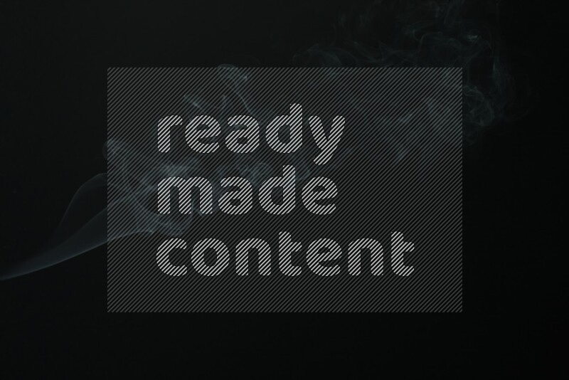 Wavy smoke motion in green