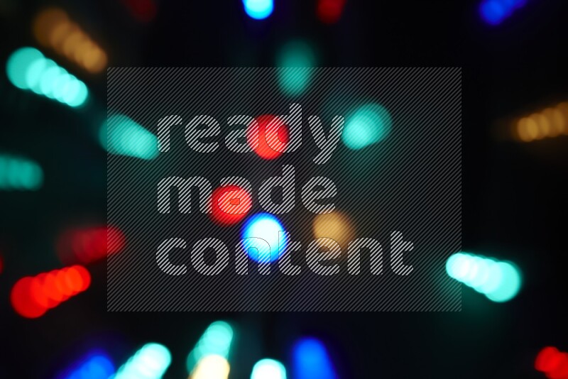 Abstract bokeh light in multicolor