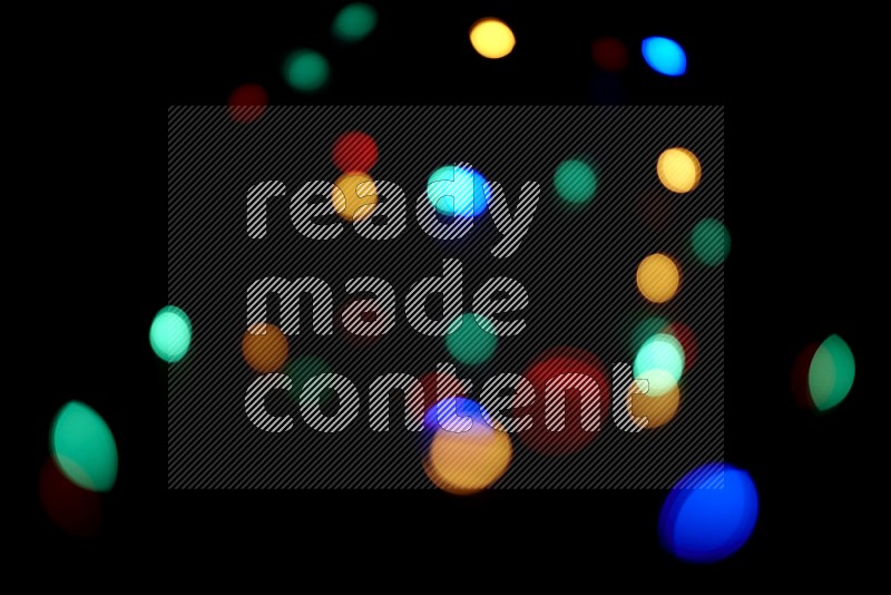 Bokeh light in multicolor