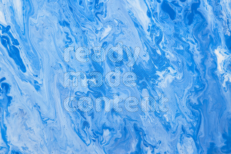 خلفية ملونة مع مزيج من ألوان الطلاء الأبيض والأزرق