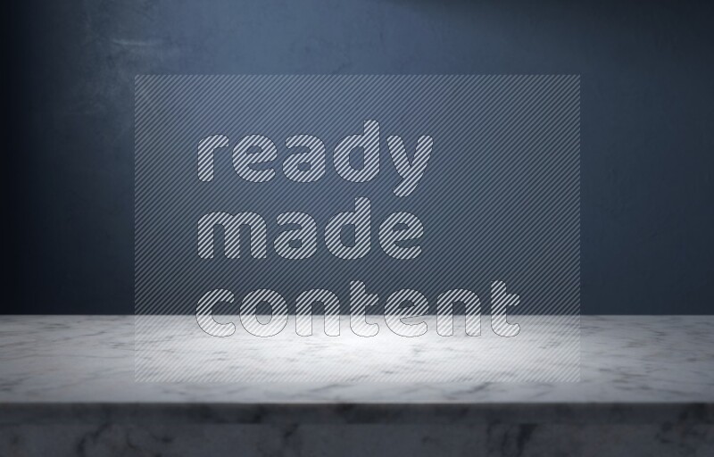 A marble table top with colored textured wall background