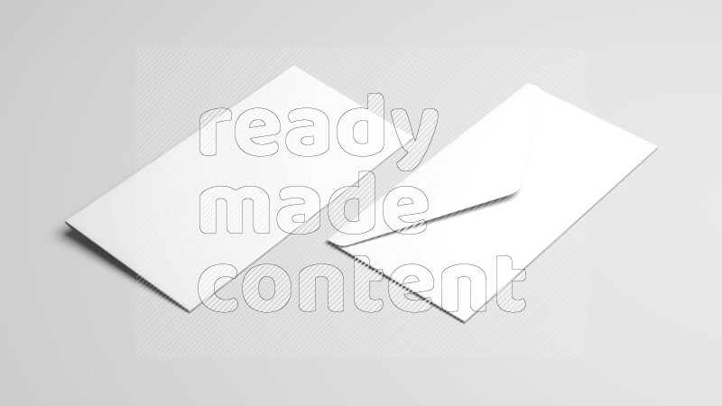Corporate Stationery Elements, Blank White Textured Brand ID, On White Background