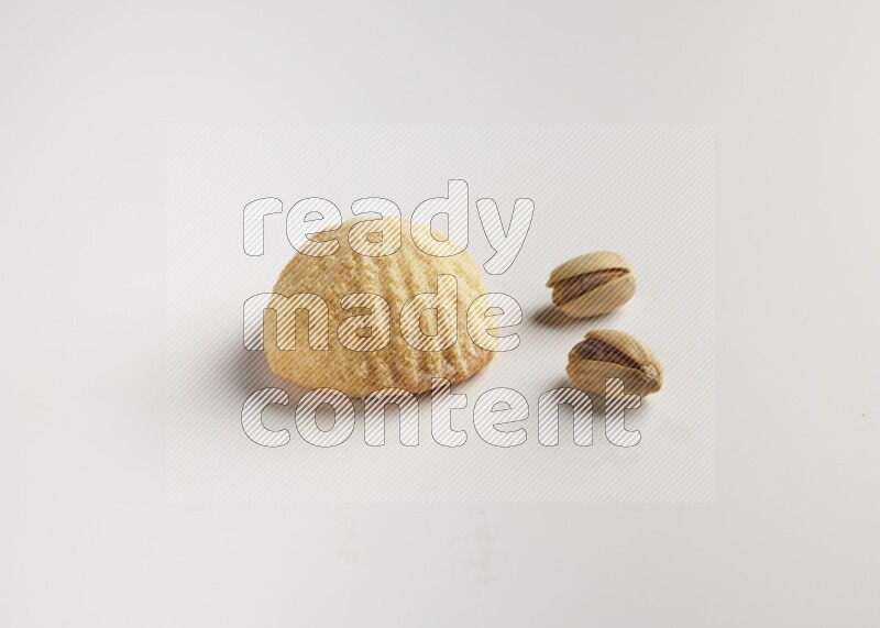 Single Piece of Maamoul direct on white background
