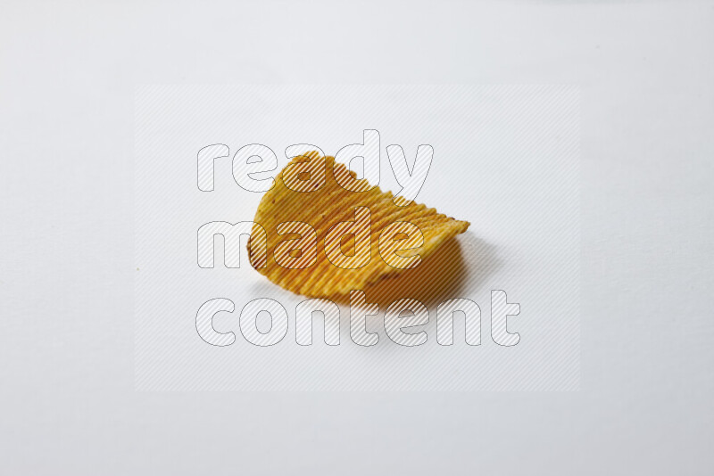 Chips snacks on white background