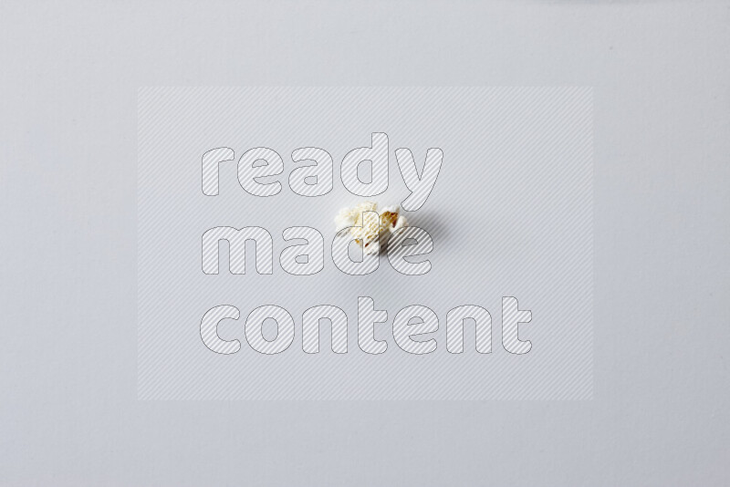 Popcorn snacks on white background