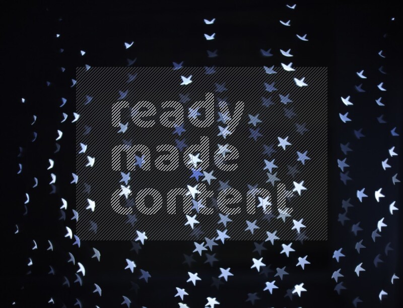 Bokeh light in star shape