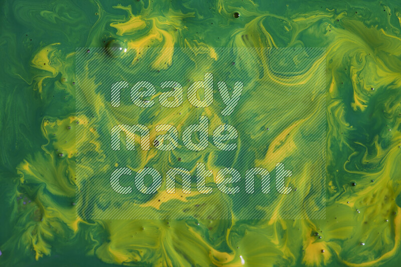 Abstract colorful background with mixed of green and yellow paint colors