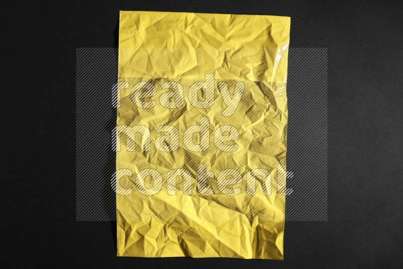 Colored plastic textures on black background