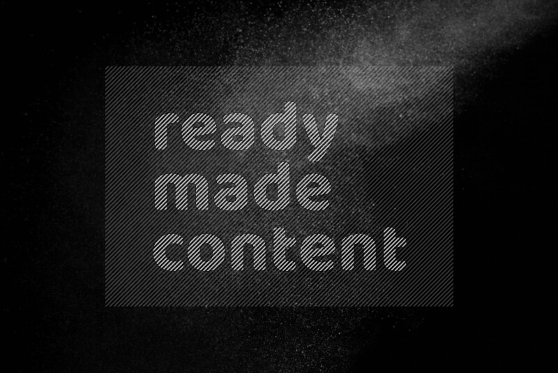 Snow spray on black background