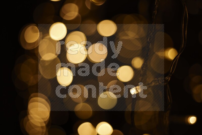 Bokeh light in yellow