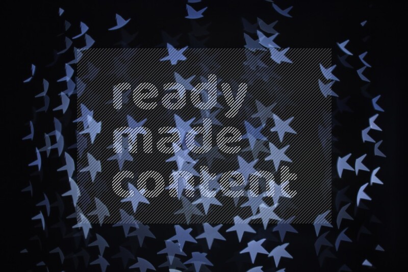 Bokeh light in star shape