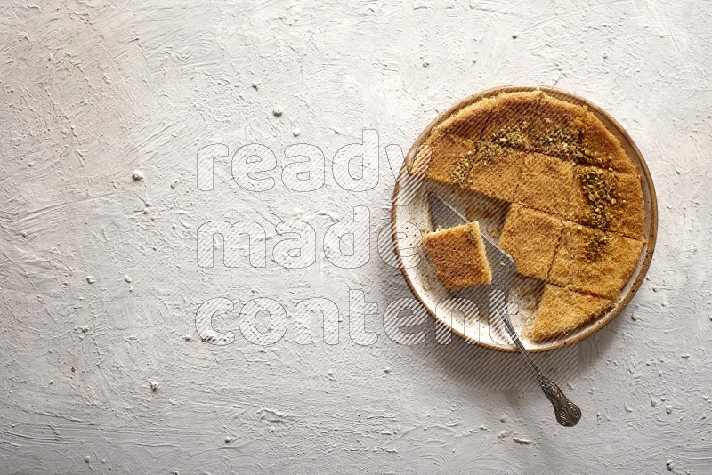 Konafa in a light setup