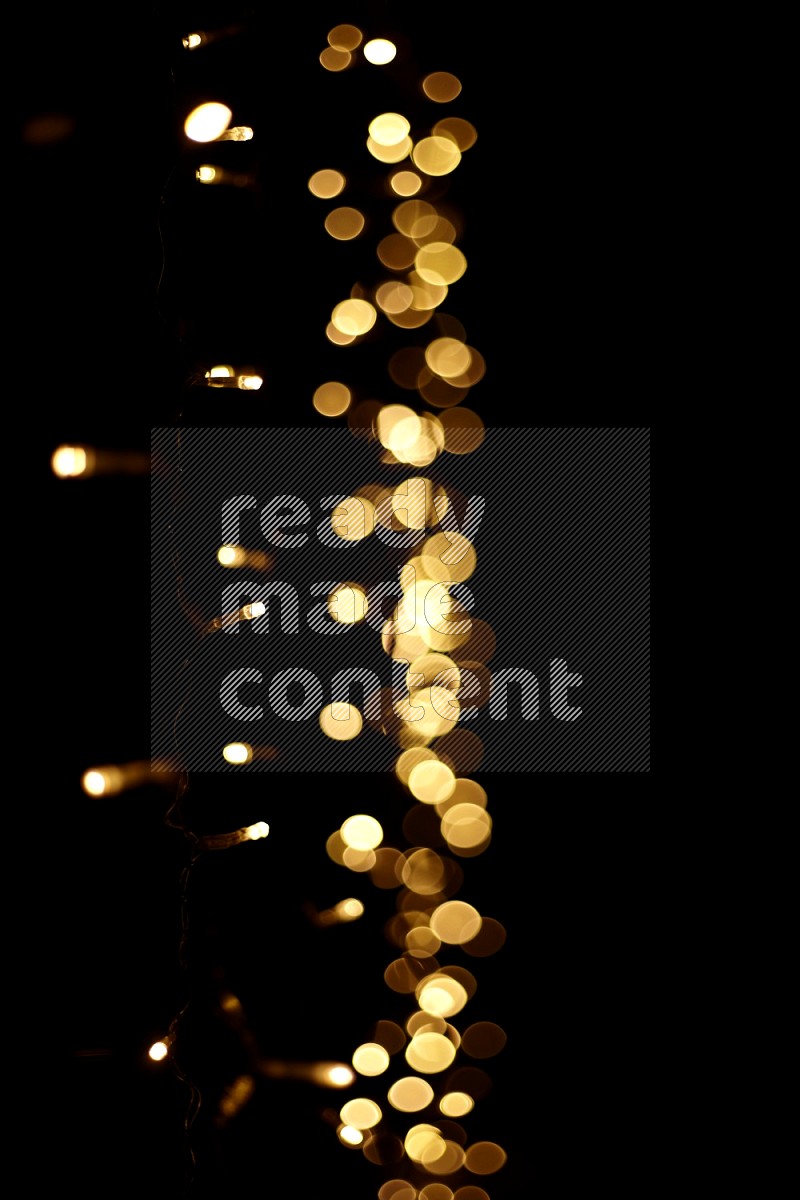 Bokeh light in yellow